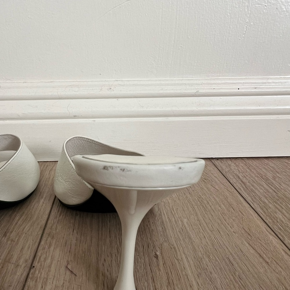 Jeffrey Campbell Agent High Heel Slide Size 9.5 in white - Picture 8 of 12